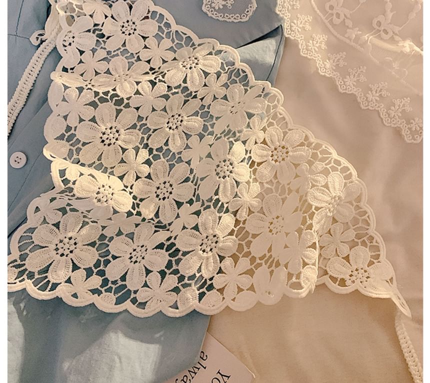 (Various Lace Designs) Scarf Head Triangle