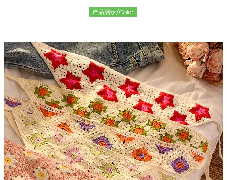 Head Scarf Designs) (Various Triangle Embroidered