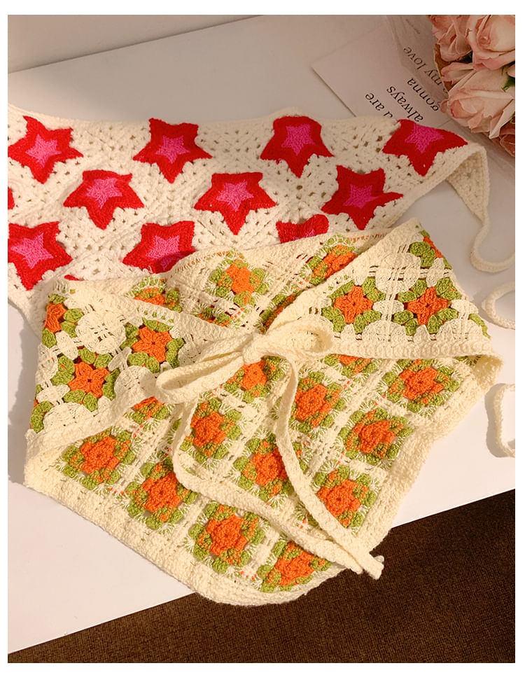 Head Scarf Designs) (Various Triangle Embroidered