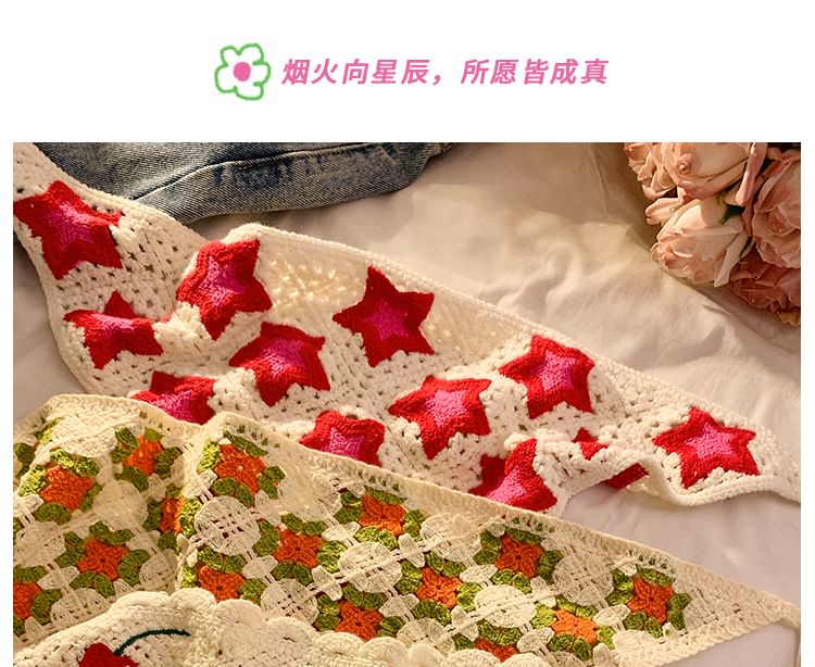 Head Scarf Designs) (Various Triangle Embroidered