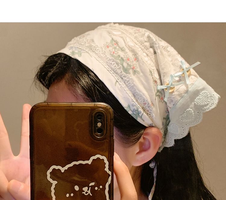 Lace Designs) (Various Bandana Chiffon