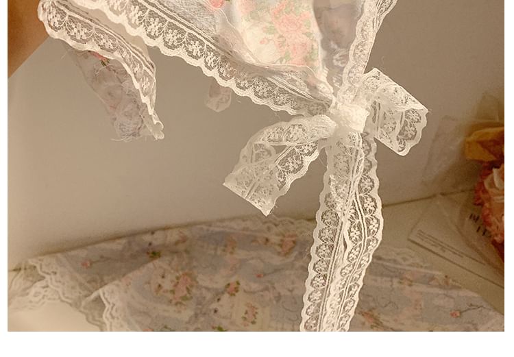 Print Designs) Trim Bandana (Various Lace Headband