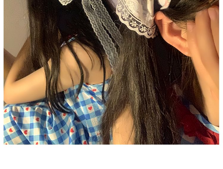 Print Designs) Trim Bandana (Various Lace Headband