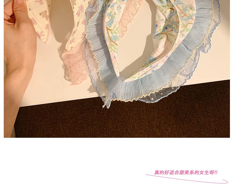 (Various Headband Bandana Designs) Print