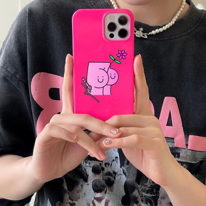 Case Butt Floral Phone