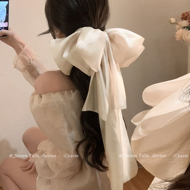 Fabric Hair Clip Bow