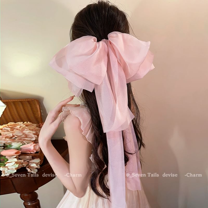 Fabric Hair Clip Bow