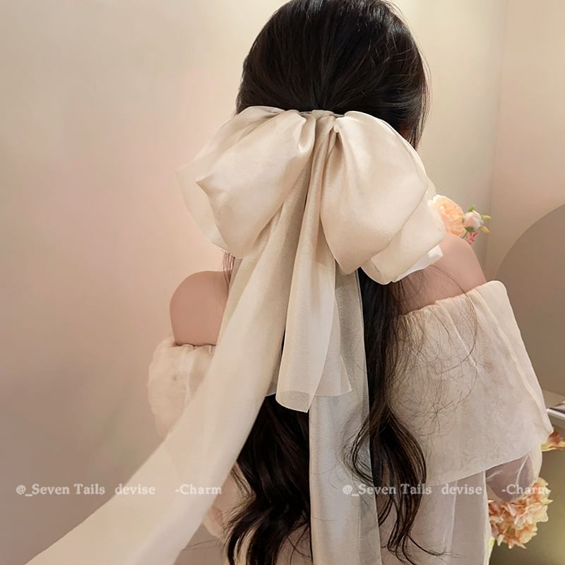 Fabric Hair Clip Bow