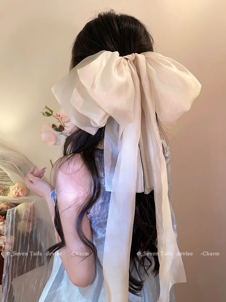 Fabric Hair Clip Bow