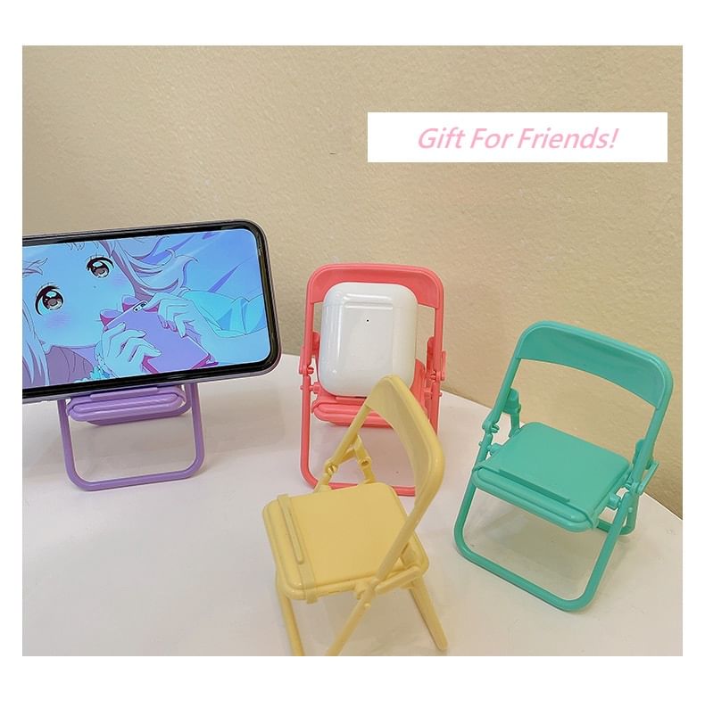 Plastic Chair Phone Desktop Stand