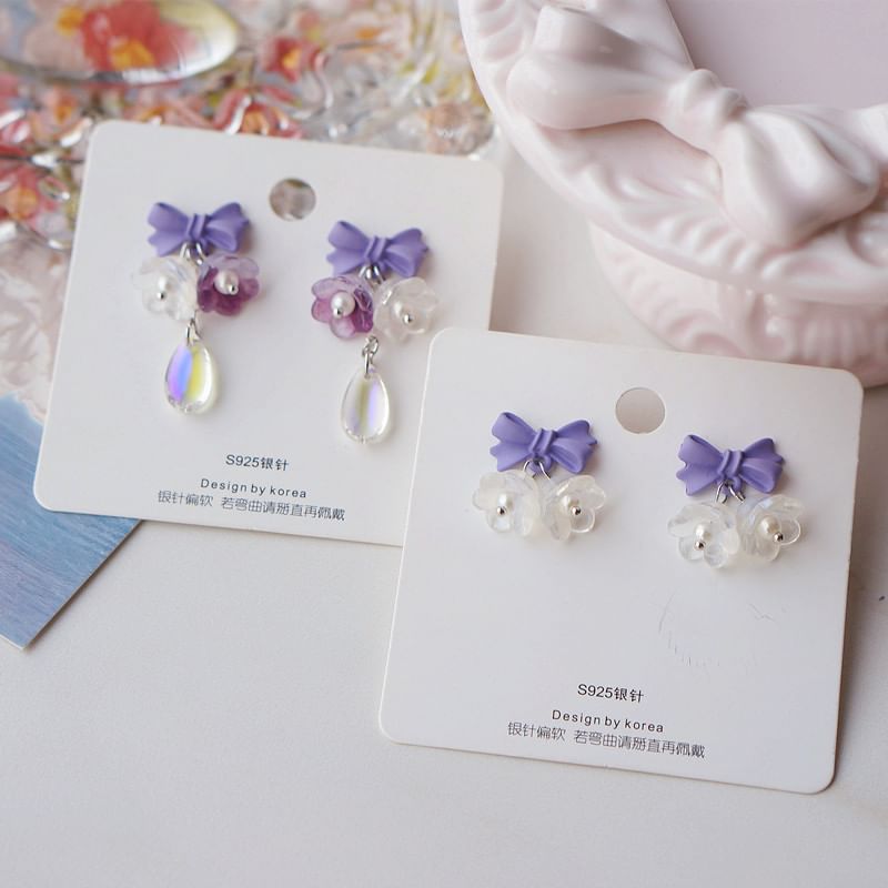 Alloy Earring Designs) Floral (Various Dangle