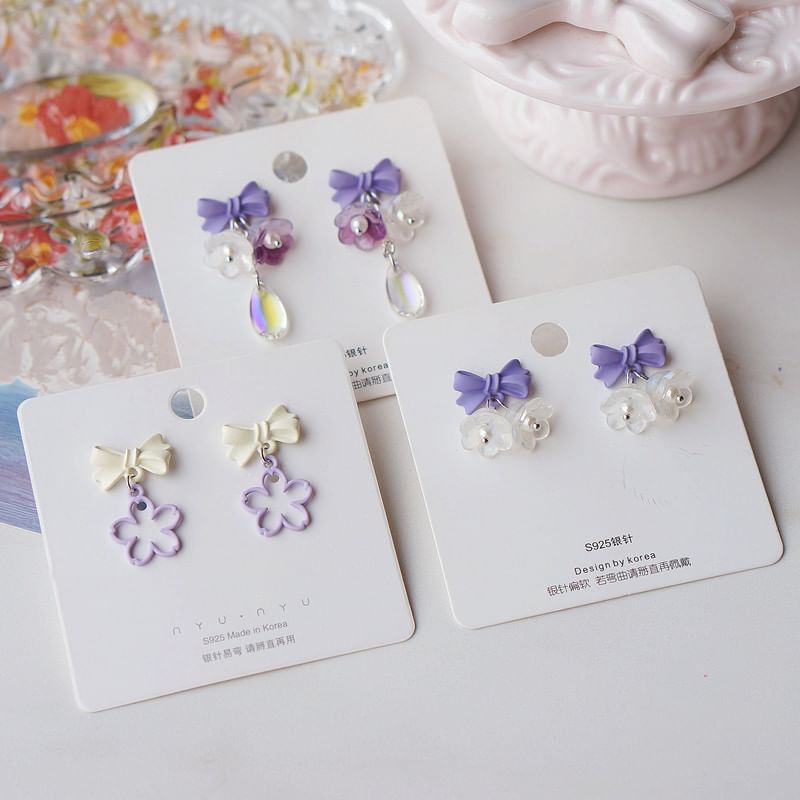 Alloy Earring Designs) Floral (Various Dangle