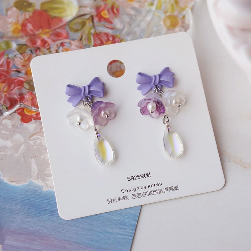 Alloy Earring Designs) Floral (Various Dangle