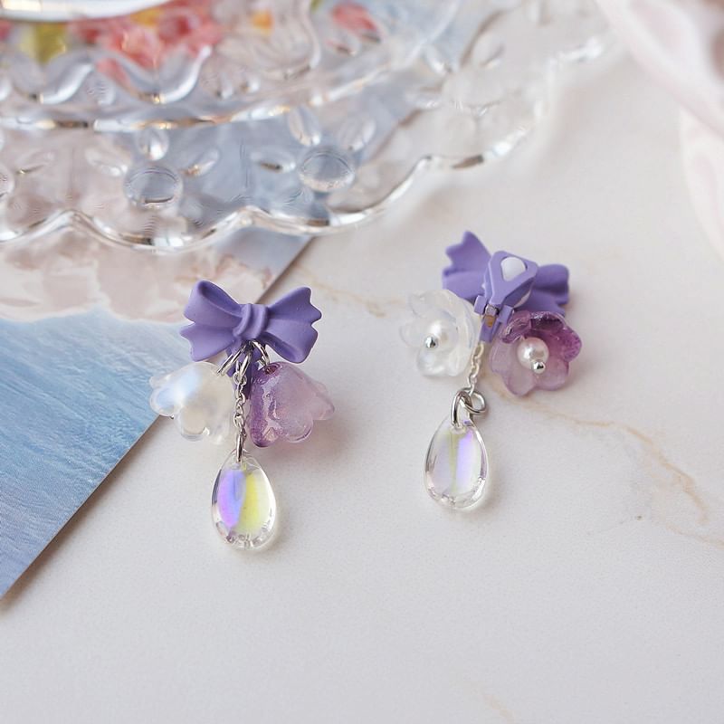 Alloy Earring Designs) Floral (Various Dangle