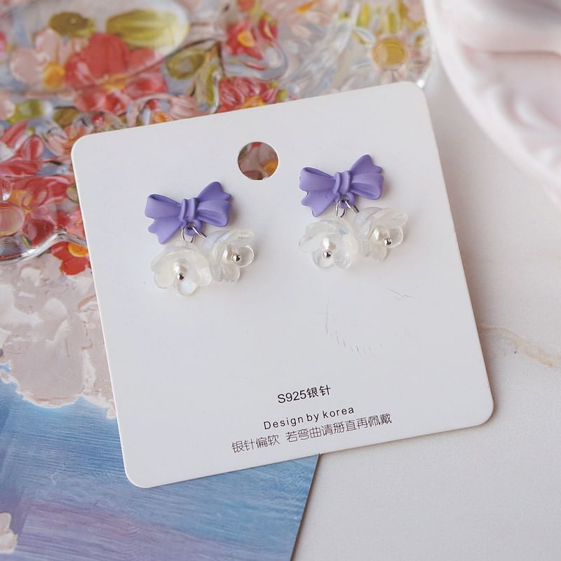 Alloy Earring Designs) Floral (Various Dangle