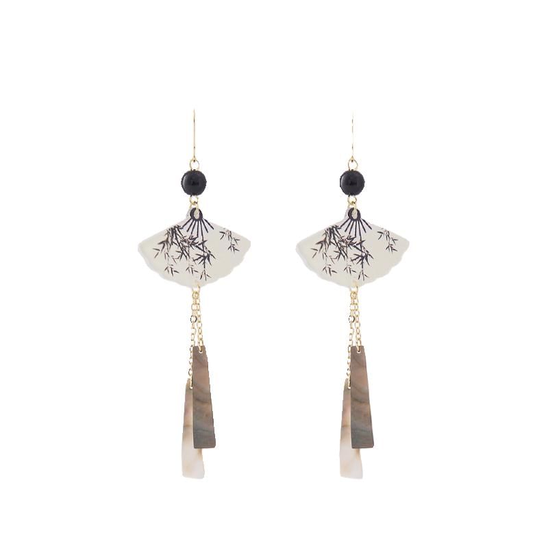 Dangle Alloy Earring Fan