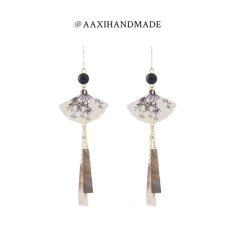 Dangle Alloy Earring Fan