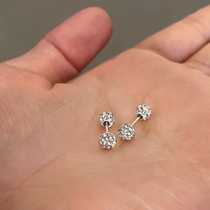 Earring Stud Rhinestone