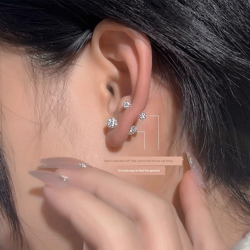 Earring Stud Rhinestone