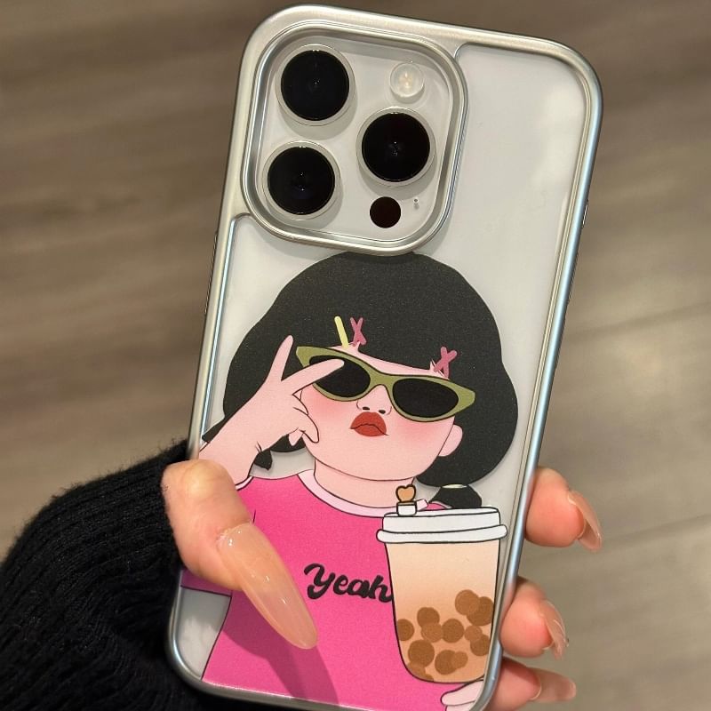 Case Girl Phone Cartoon