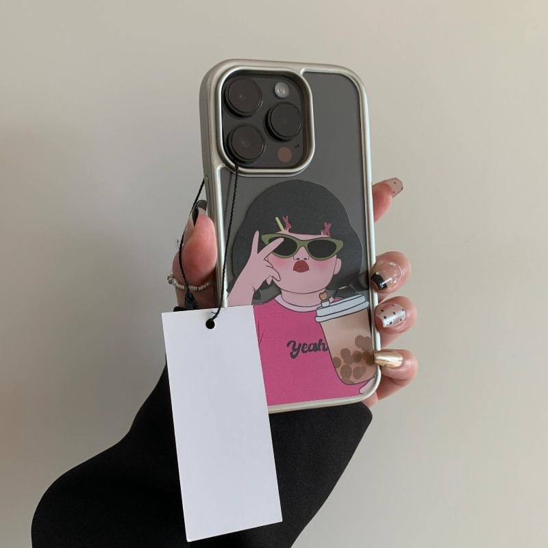 Case Girl Phone Cartoon