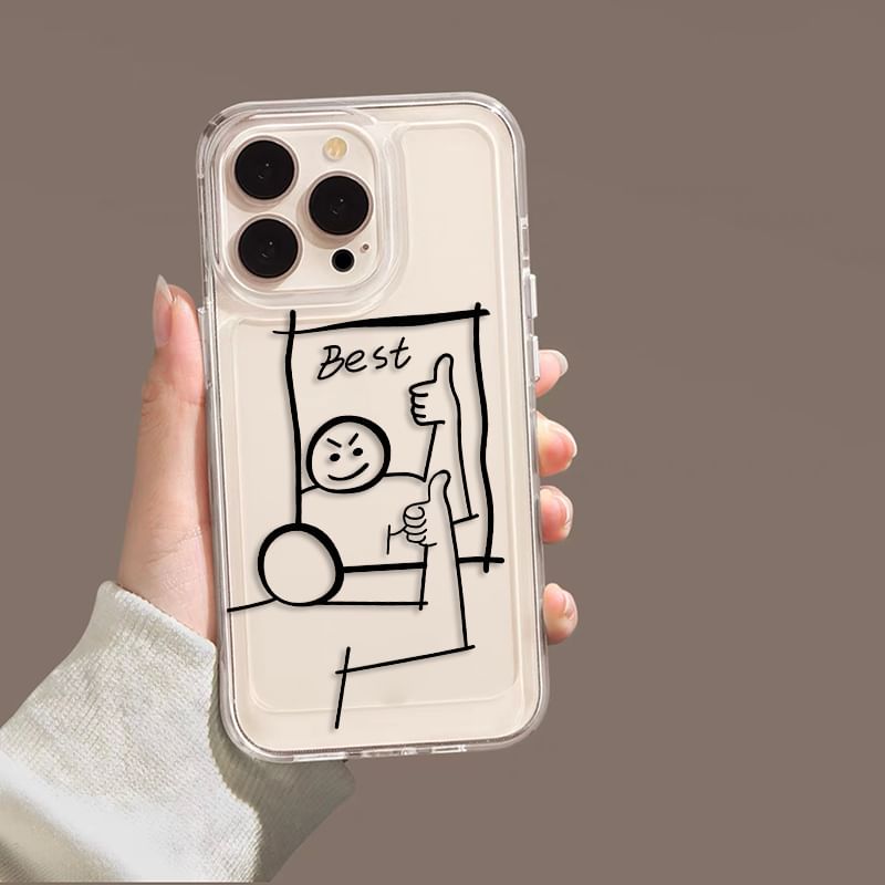 Phone Mirrored Cartoon Case