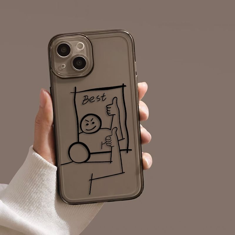 Phone Mirrored Cartoon Case