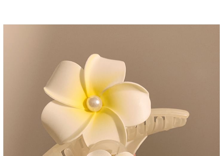 Floral Hair Claw / Clip (Various Fabric Set Tie Designs) Clips