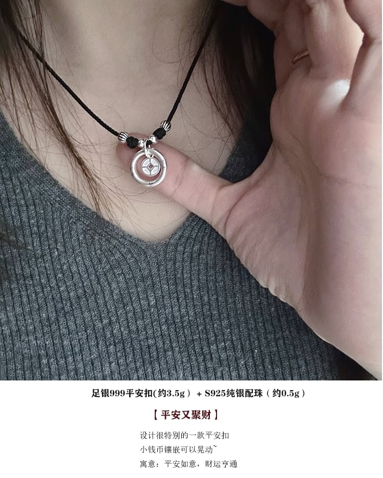 Fortune Silver Sterling Necklace