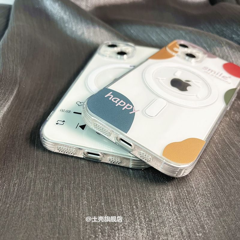 Print Magnetic with (Compatible Phone MagSafe) Case