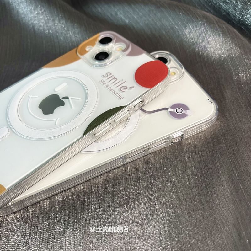 Print Magnetic with (Compatible Phone MagSafe) Case