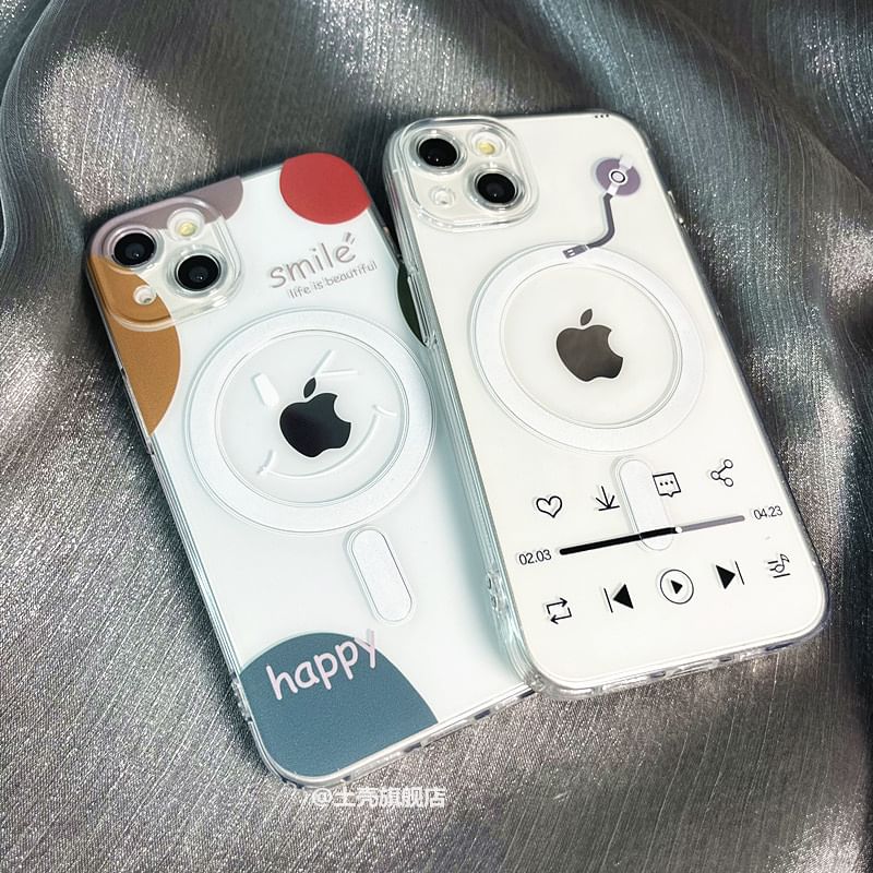 Print Magnetic with (Compatible Phone MagSafe) Case