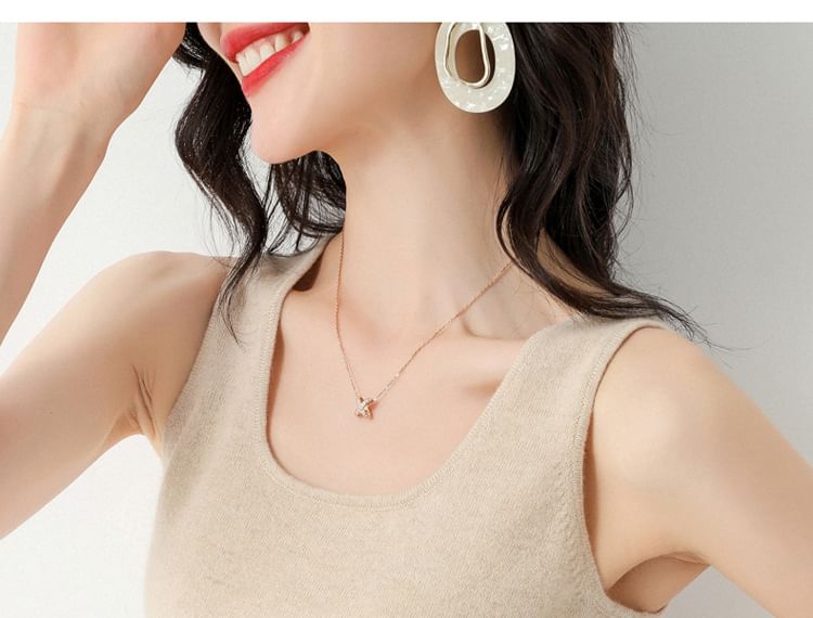 Scoop Neck Plain Knit Slim Fit Tank Top