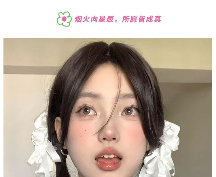 Flower Bowknot Clip Hair