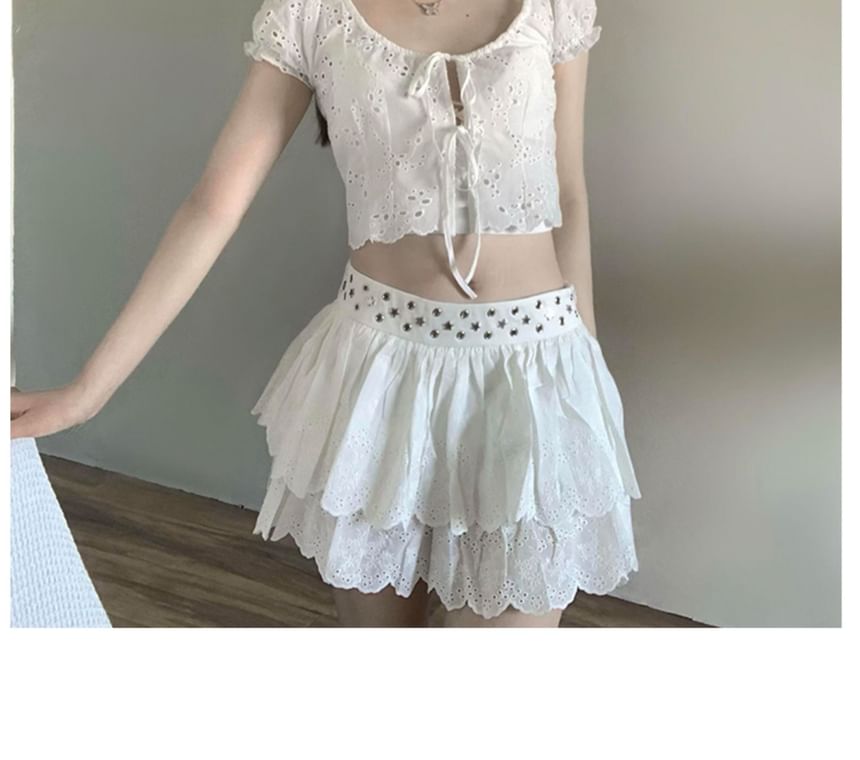 Flower Bowknot Clip Hair