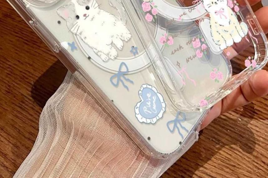 Phone with MagSafe) (Compatible Cat Magnetic Case