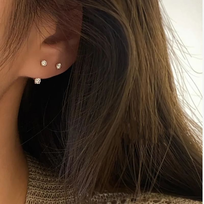 Ear Jacket Alloy Rhinestone