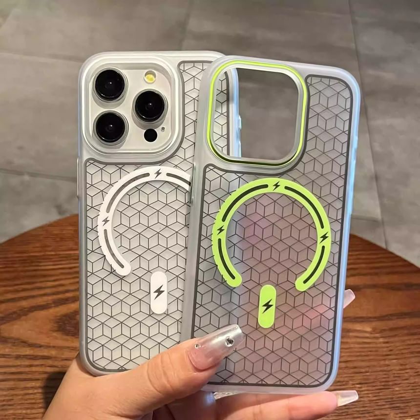 Phone (Compatible MagSafe) Magnetic Case Geometric with