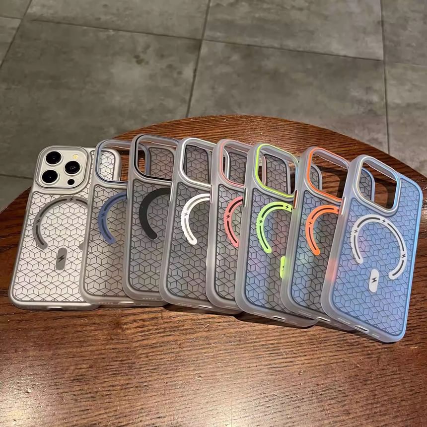 Phone (Compatible MagSafe) Magnetic Case Geometric with