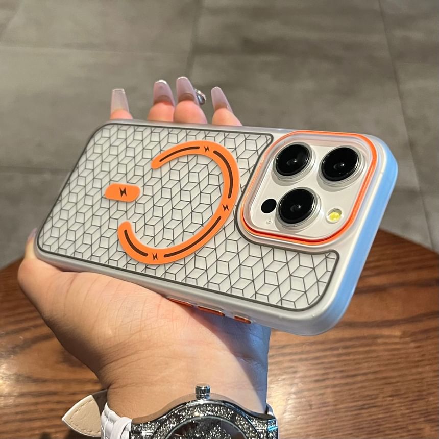 Phone (Compatible MagSafe) Magnetic Case Geometric with