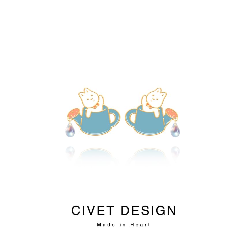 Various Cartoon Rabbit Sterling Cuff Earring Silver Ear ) / ( Stud Designs