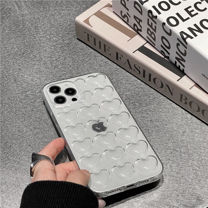 Heart Transparent Phone Case