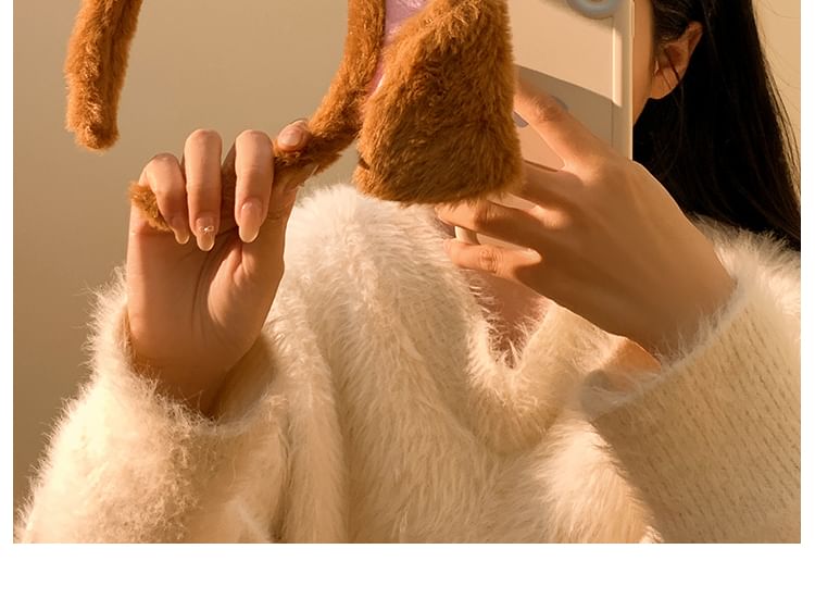 Ear (Various Face Animal Headband Wash Designs) Chenille