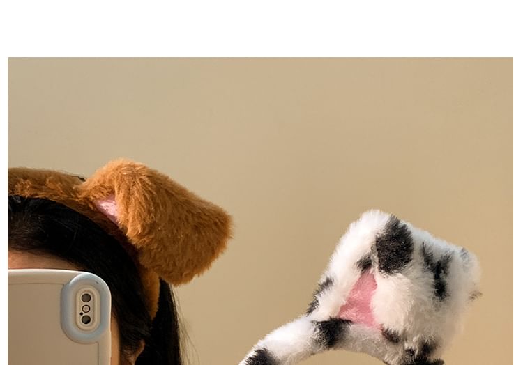 Ear (Various Face Animal Headband Wash Designs) Chenille