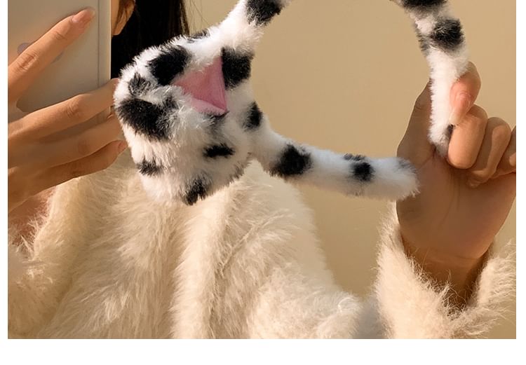 Ear (Various Face Animal Headband Wash Designs) Chenille