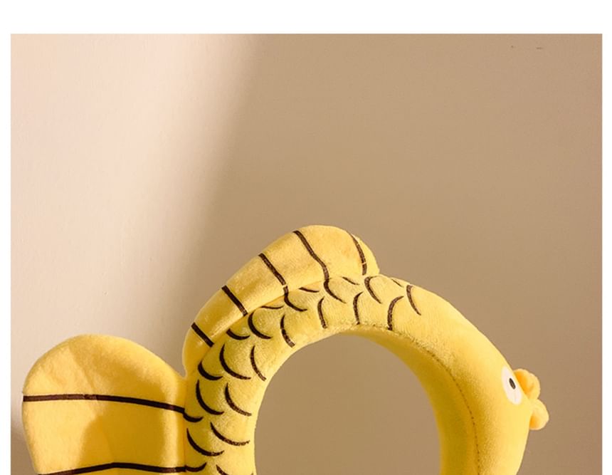 Wash Chenille Face Fish Headband