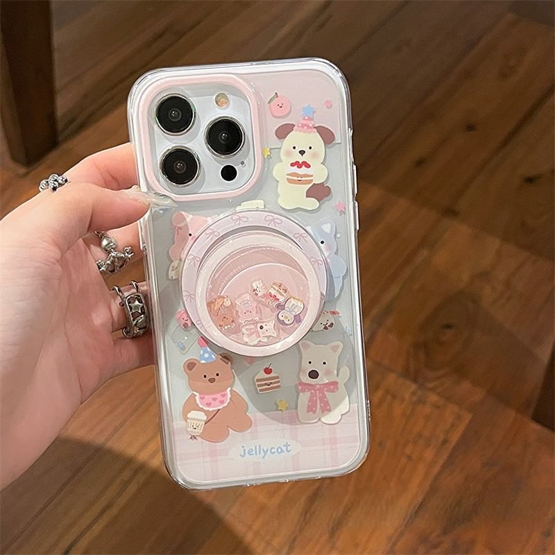 (Compatible Magnetic Case Phone MagSafe) with Animal