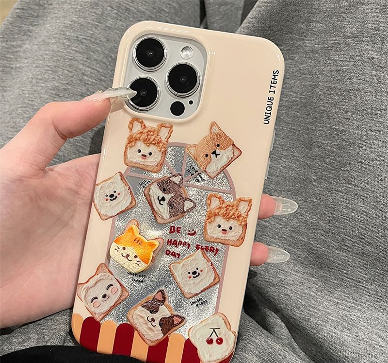 Phone / Case Set Adhesive Decoration Animal