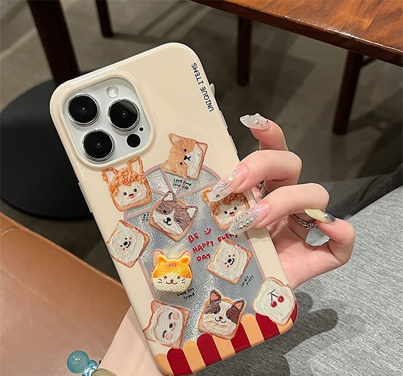 Phone / Case Set Adhesive Decoration Animal