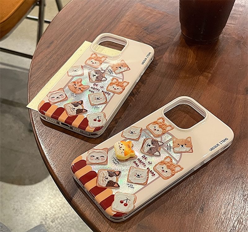 Phone / Case Set Adhesive Decoration Animal